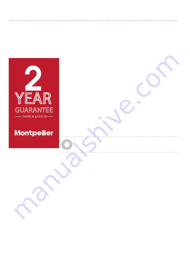 montpellier MBUR201 Installation And Operating Instructions Manual Download Page 2