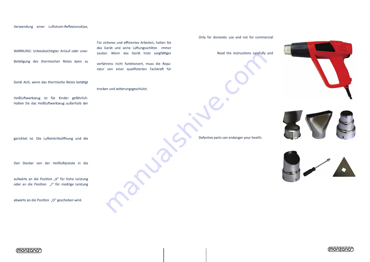 Monzana 103476 Instructions Manual Download Page 4