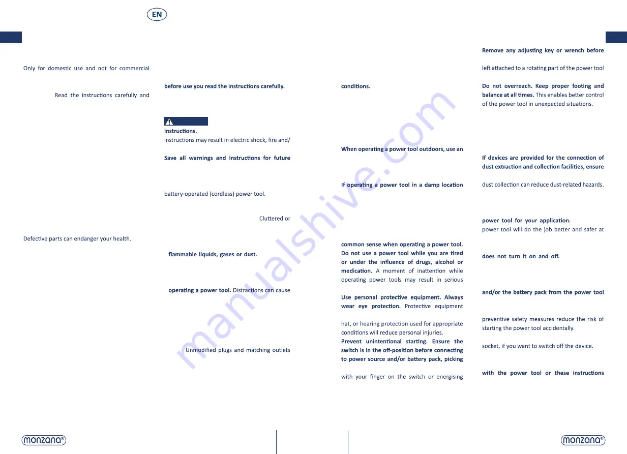 Monzana 103517 Instructions Manual Download Page 7