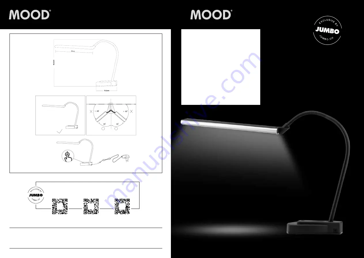 MOOD LONGO Installation And Operating Instructions Download Page 1