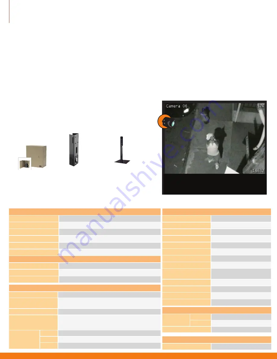 Moog Videolarm DeputyDome DDW10CR2 Specifications Download Page 2