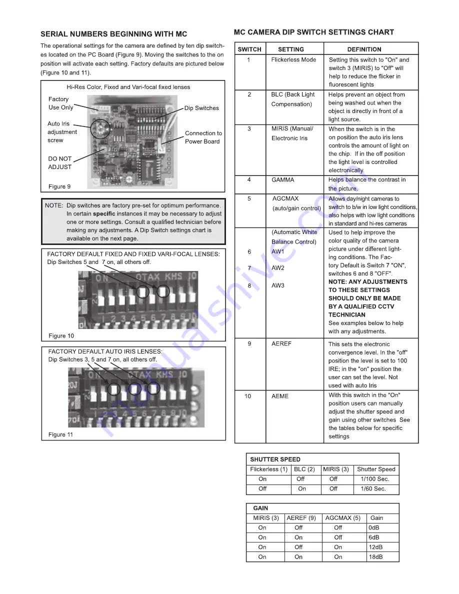 Moog Videolarm QView QSM75C2-70NA Installation And Operation Instructions Manual Download Page 10