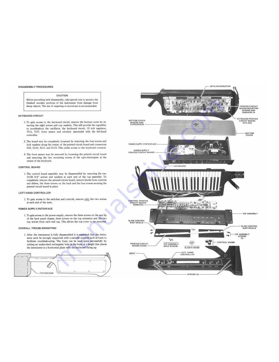 Moog Liberation Domestic 338A Service Manual Download Page 2