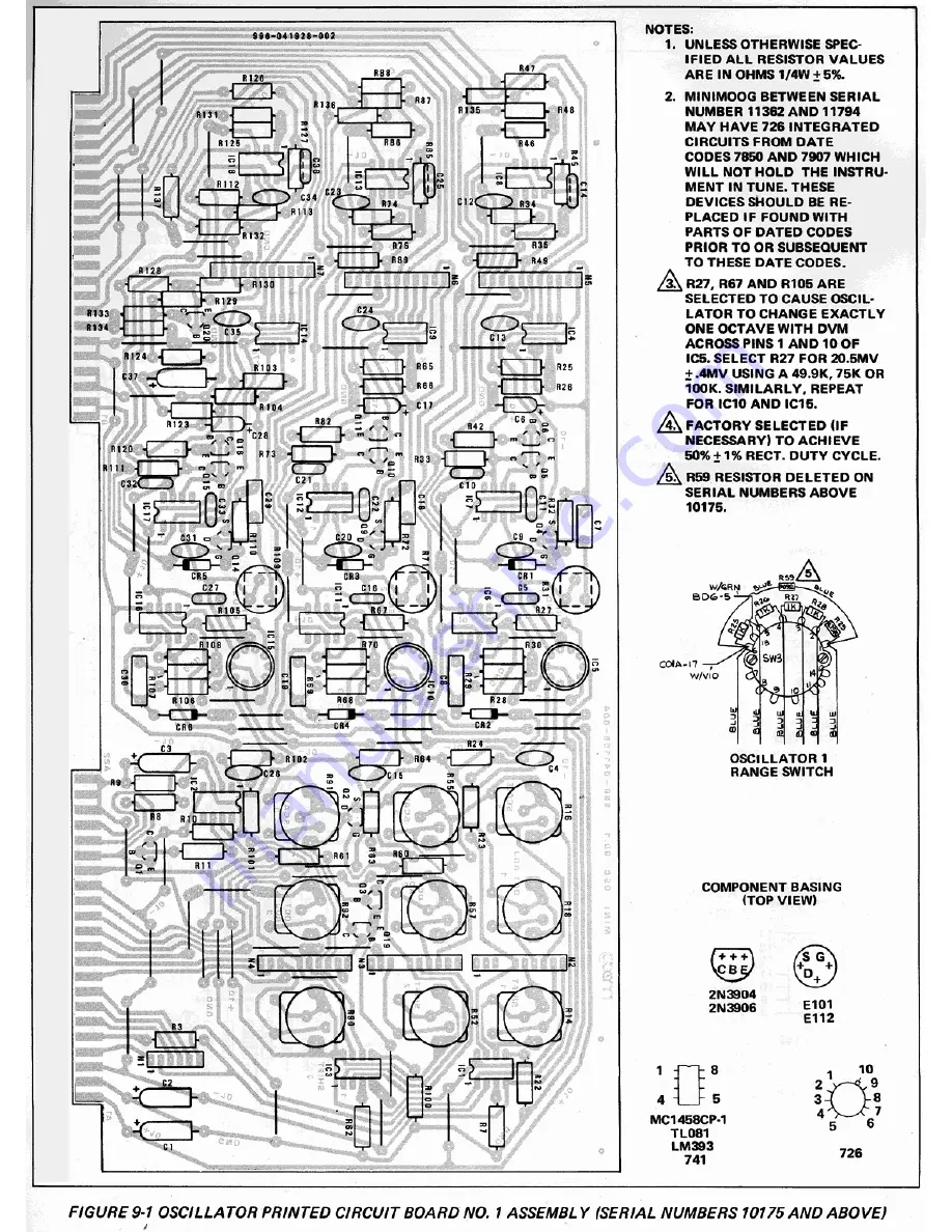 Moog Minimoog 204D Service Manual Download Page 3