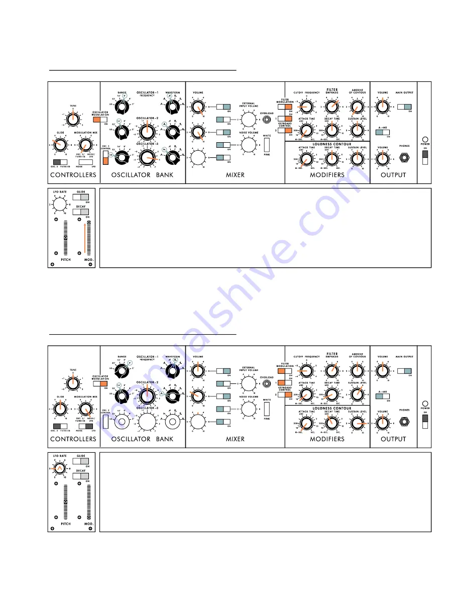 Moog MINIMOOG MODEL D Скачать руководство пользователя страница 67