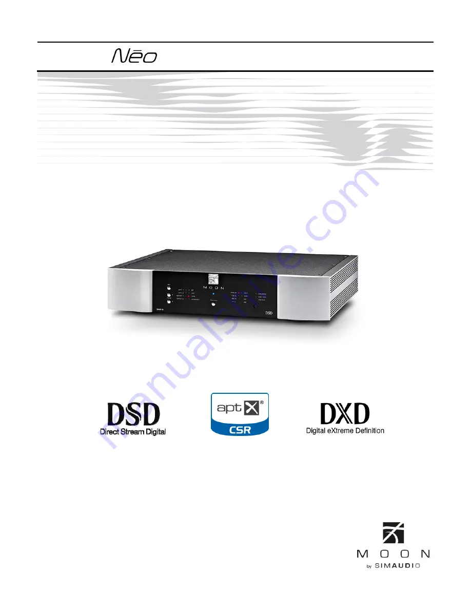 moon 280D Neo Series Owner'S Manual Download Page 1