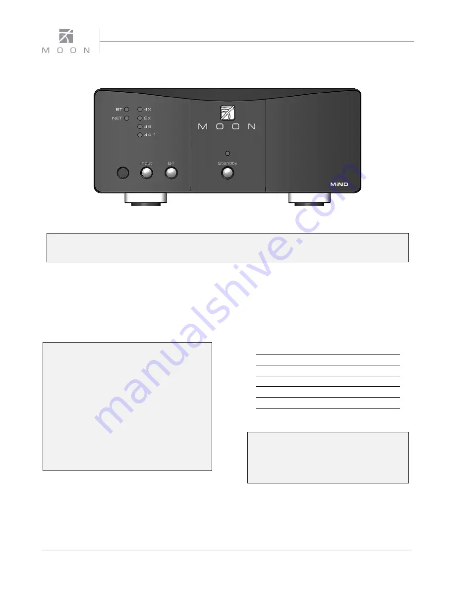 moon mind neo series Owner'S Manual Download Page 8