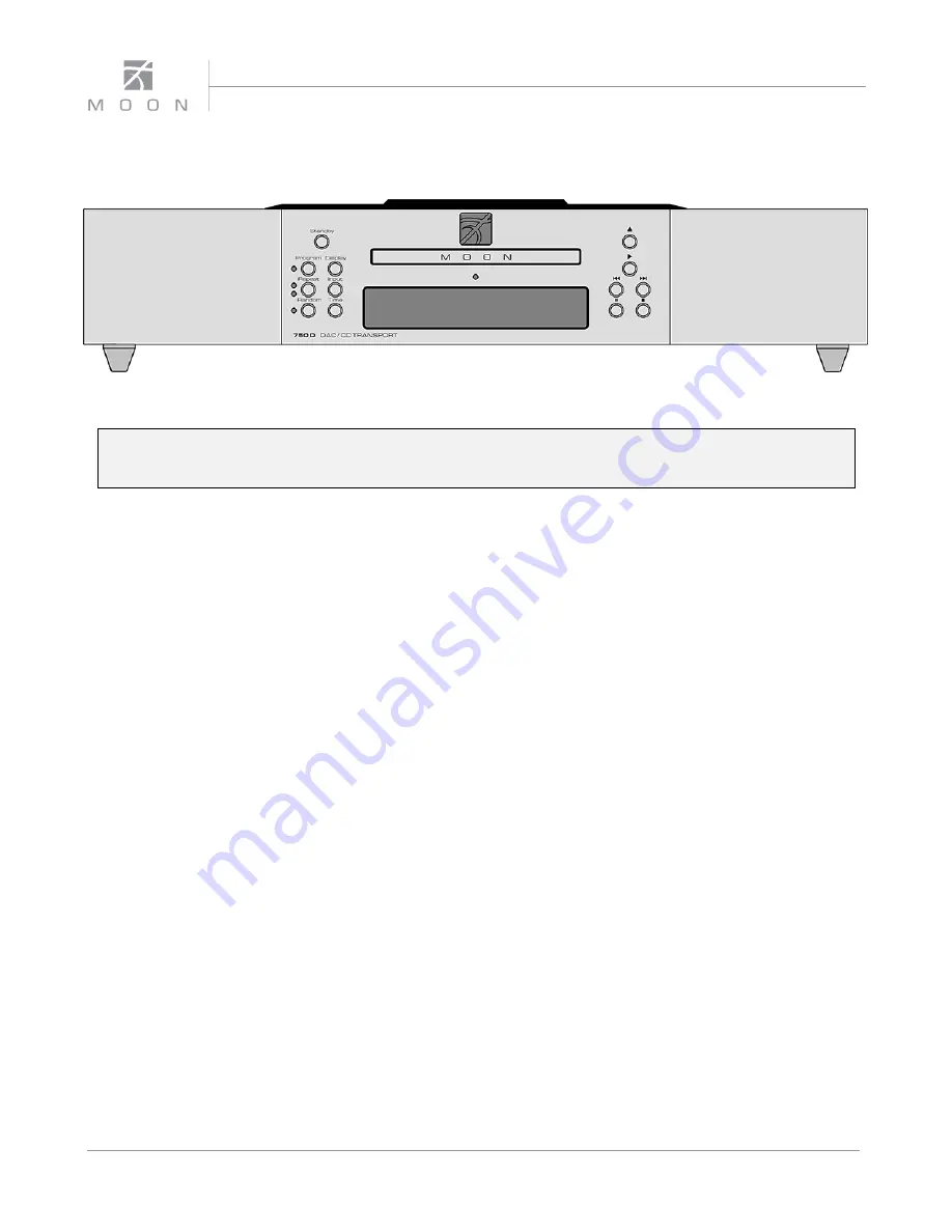 moon MOON 750 D Owner'S Manual Download Page 8