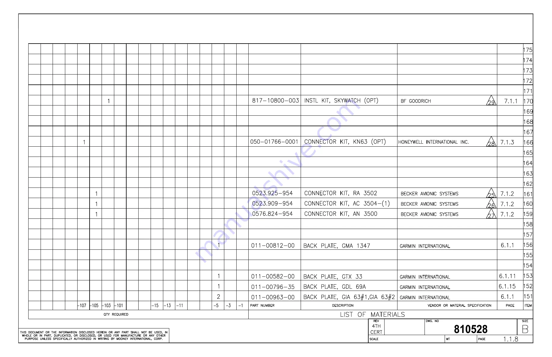 Mooney 33-0001 Service And Maintenance Manual Download Page 921