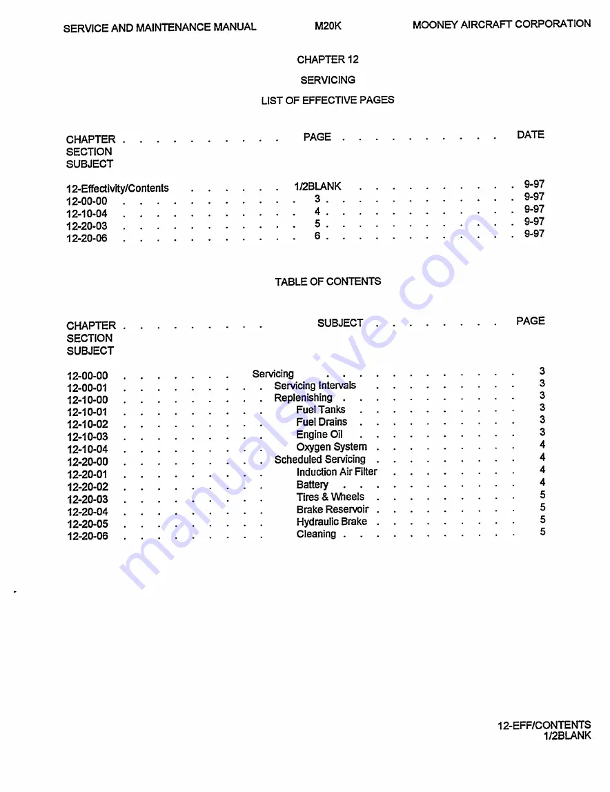 Mooney M20K Service And Maintenance Manual Download Page 63