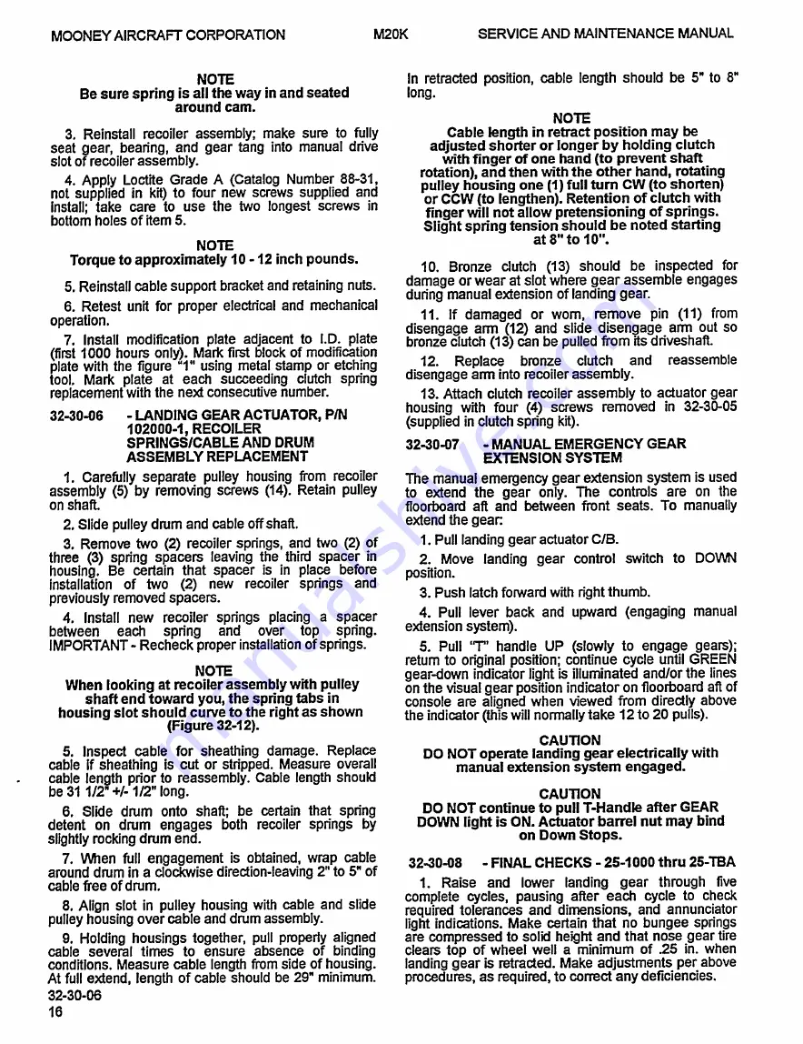 Mooney M20K Service And Maintenance Manual Download Page 160