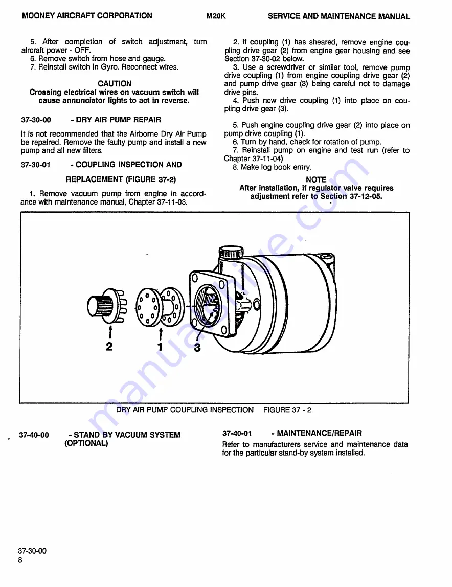 Mooney M20K Service And Maintenance Manual Download Page 201