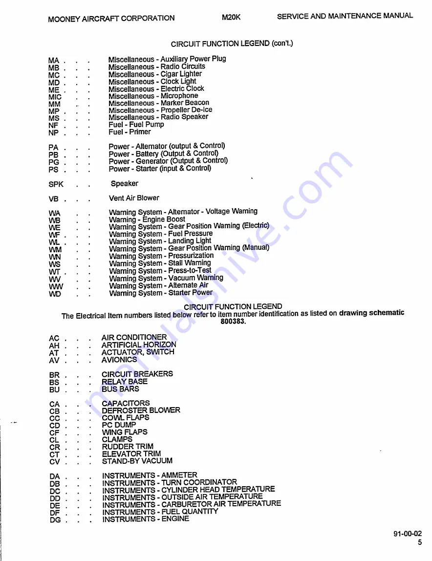 Mooney M20K Service And Maintenance Manual Download Page 351