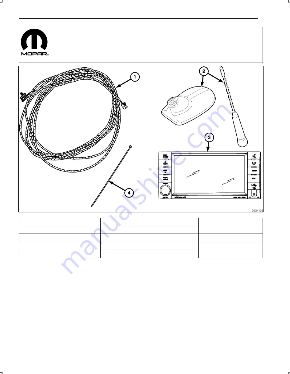 Mopar 82212475 Manual Download Page 1