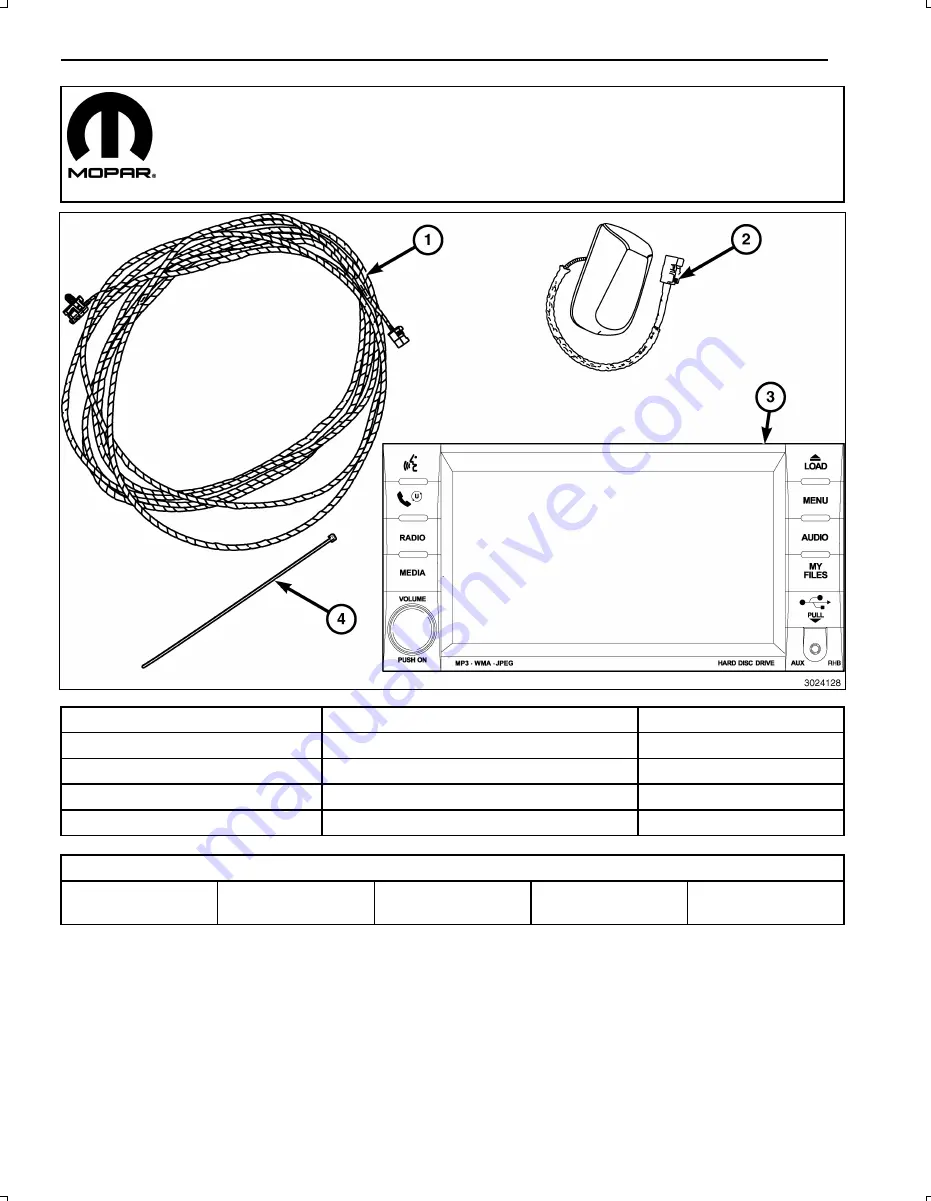 Mopar 82212501 Скачать руководство пользователя страница 1