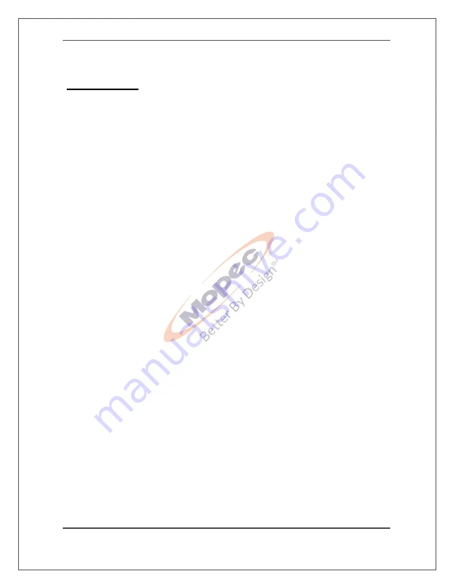 Mopec BC006 Reference Manual Download Page 7