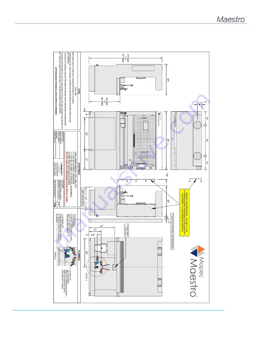 Mopec Maestro MB1000 Series Скачать руководство пользователя страница 51