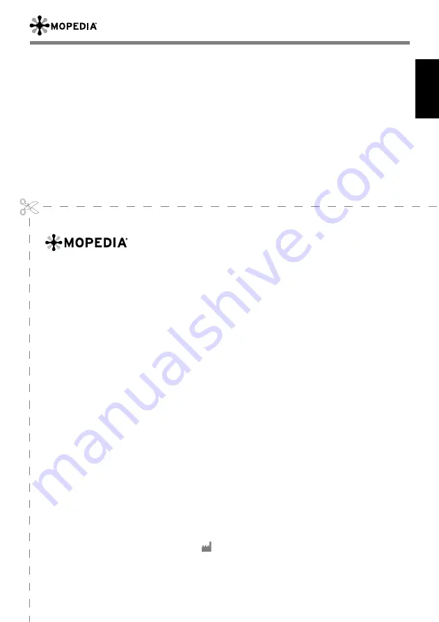 Mopedia MP165 Instruction Manual Download Page 9