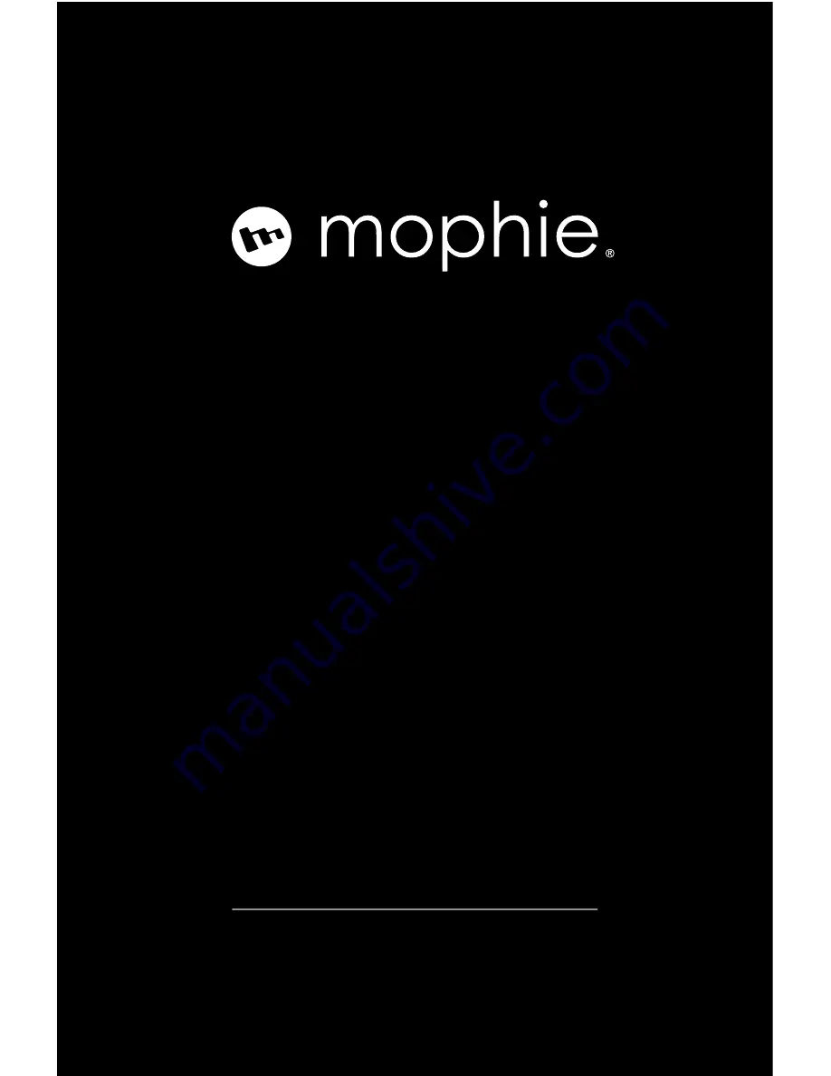 Mophie Powerstation USB-C 3XL Скачать руководство пользователя страница 1