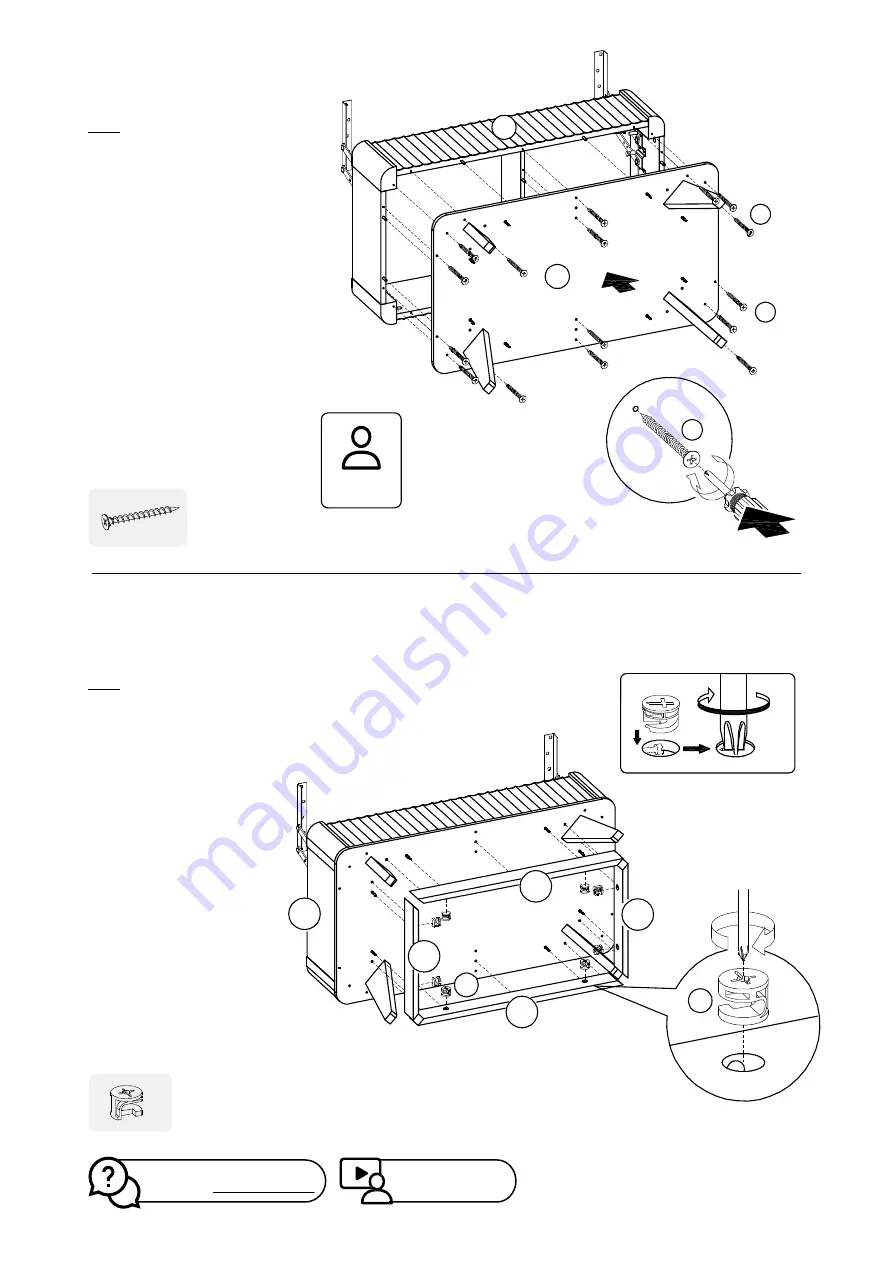 mopio BROOKLYN LIFT TOP COFFEE TABLE Assembly Instructions Manual Download Page 10