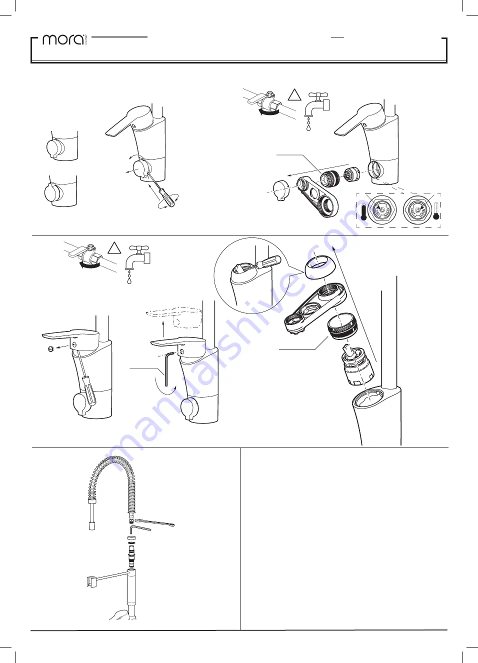 Mora armatur Cera Miniprofi MO242301 Installation Instruction Download Page 3