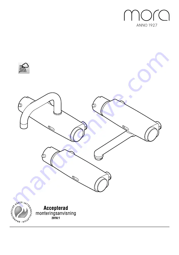 Mora MMIX Tronic WMS MA 72 03 03 Installation And Maintenance  Instruction Download Page 1