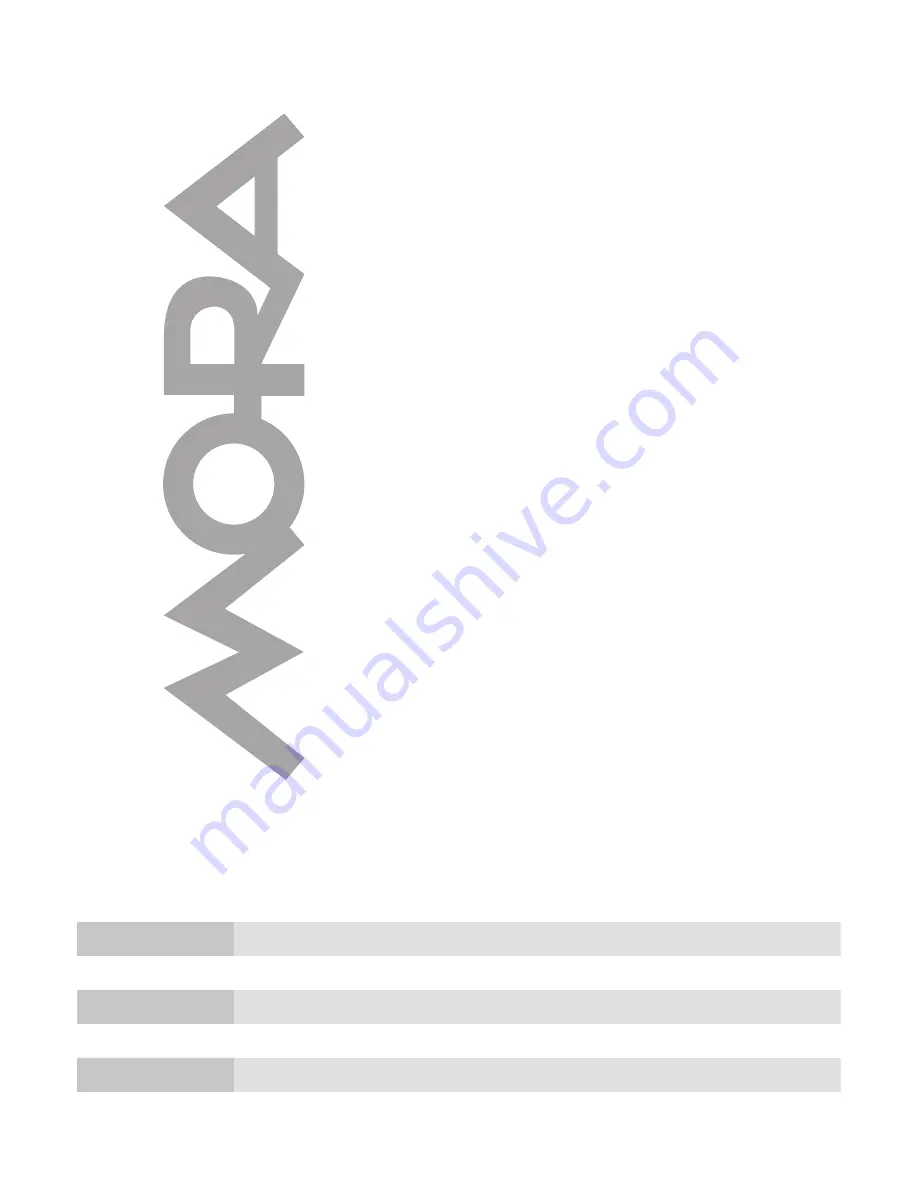 Mora VMT561X Instruction Manual Download Page 1