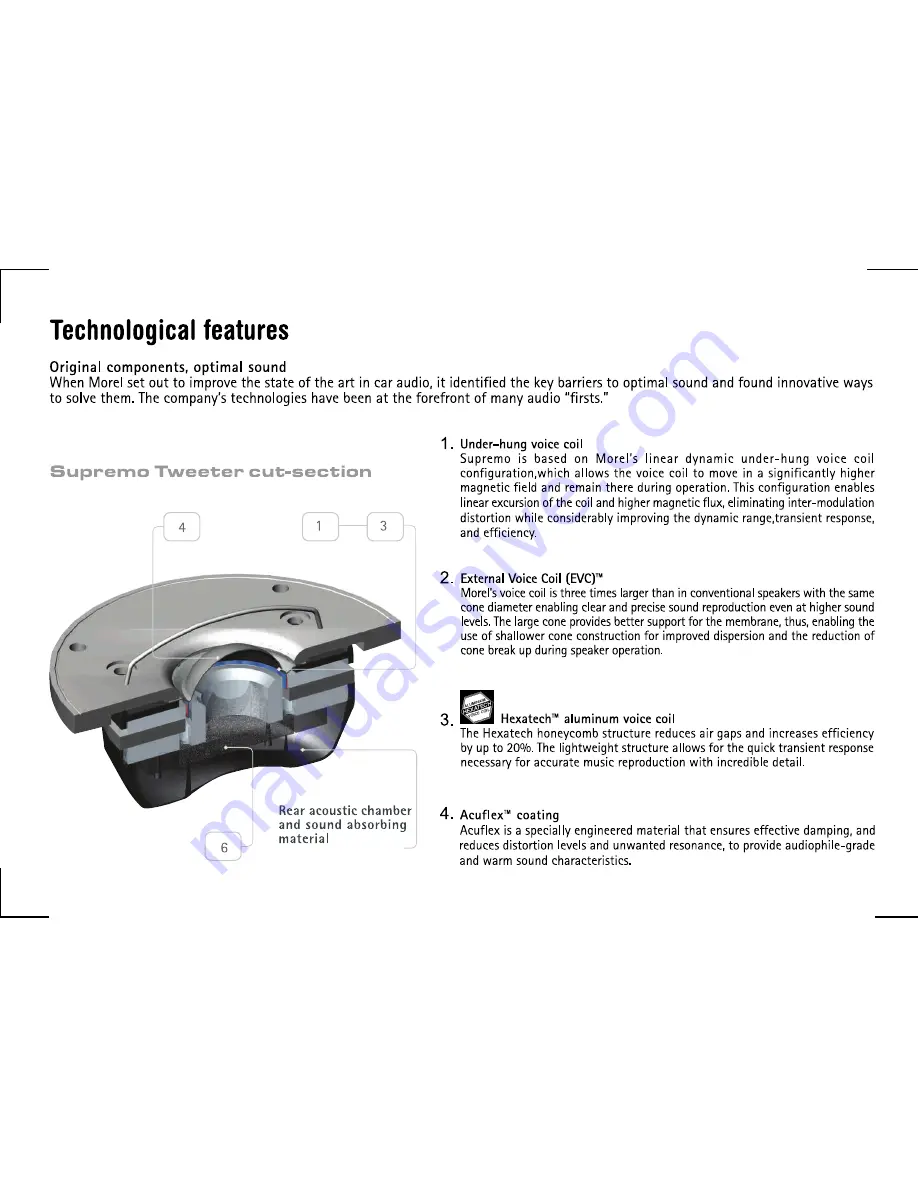 Morel Supremo SW6 User Manual Download Page 4