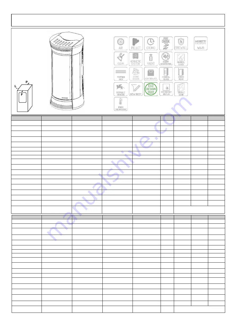 Moretti Design CLESSIDRA A Dedicated Manual Download Page 15