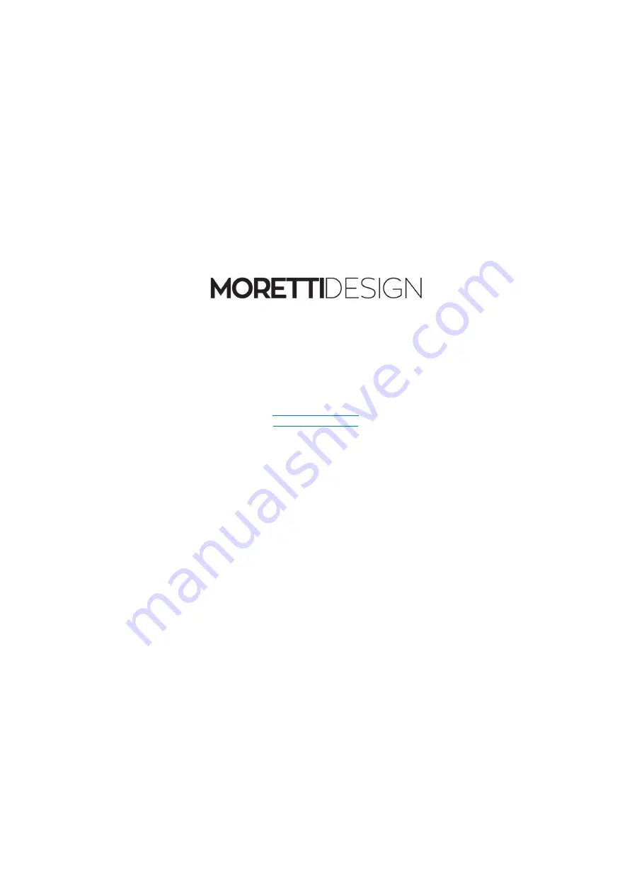 Moretti Design SLOT GLASS A Series Dedicated Manual Download Page 32