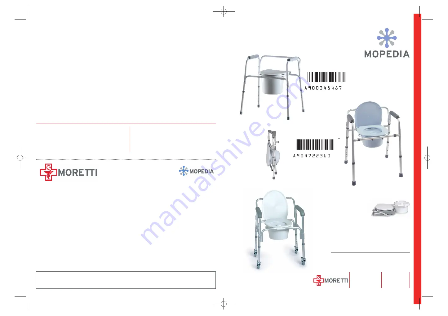 Moretti MOPEDIA RP760 Instruction Manual Download Page 1