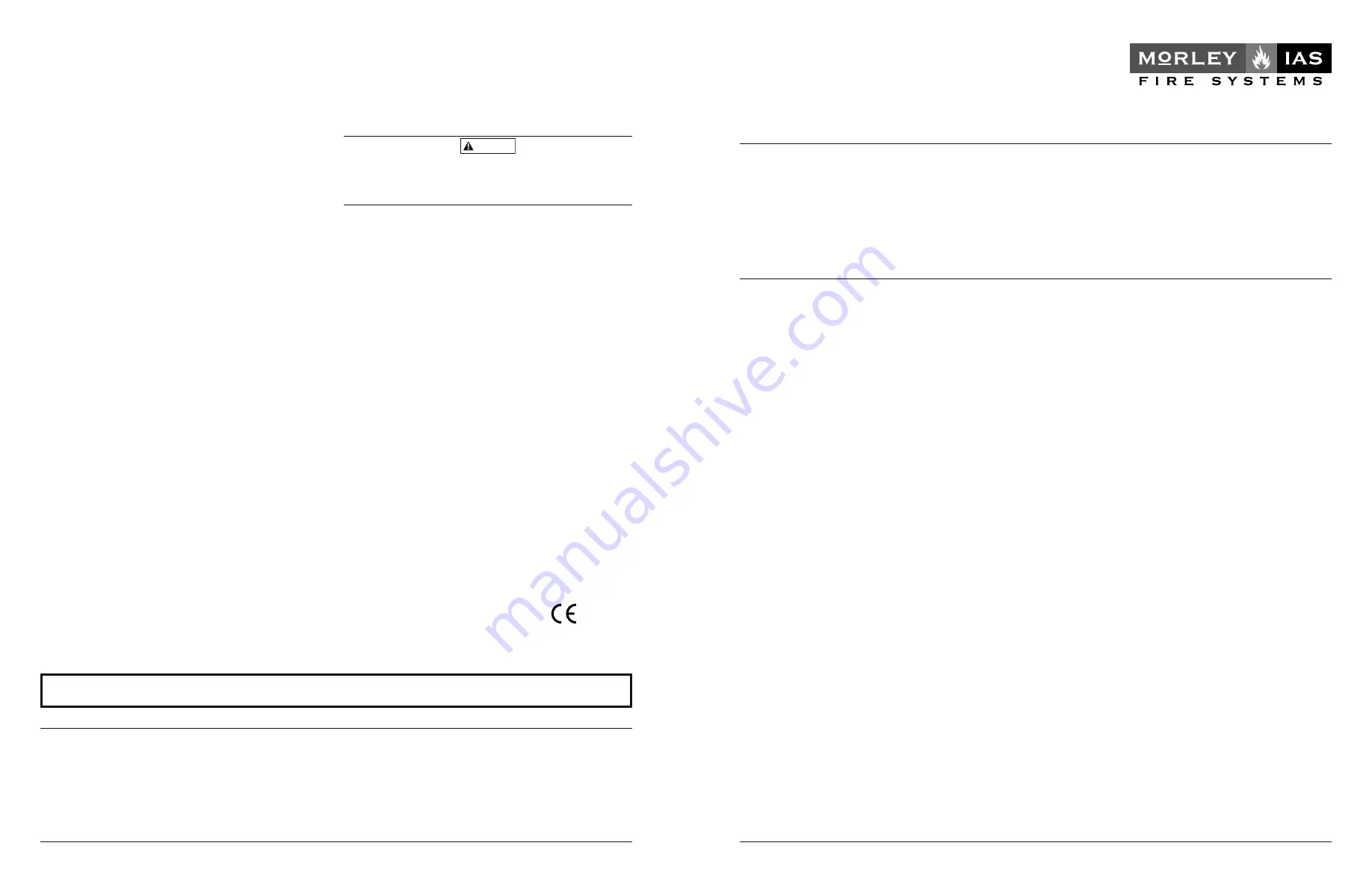 MORLEY-IAS MI-LZR Installation And Maintenance Instructions Download Page 1