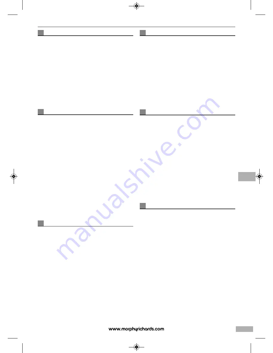 Morphy Richards 162009 Instructions Manual Download Page 33