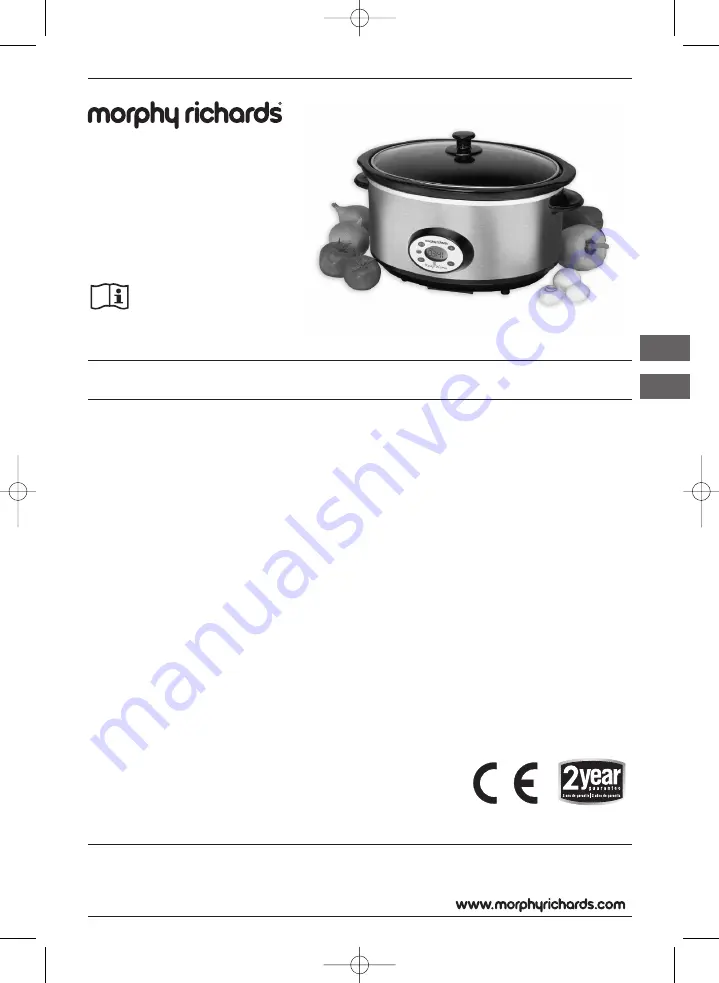 Morphy Richards 48730 Manual Download Page 1