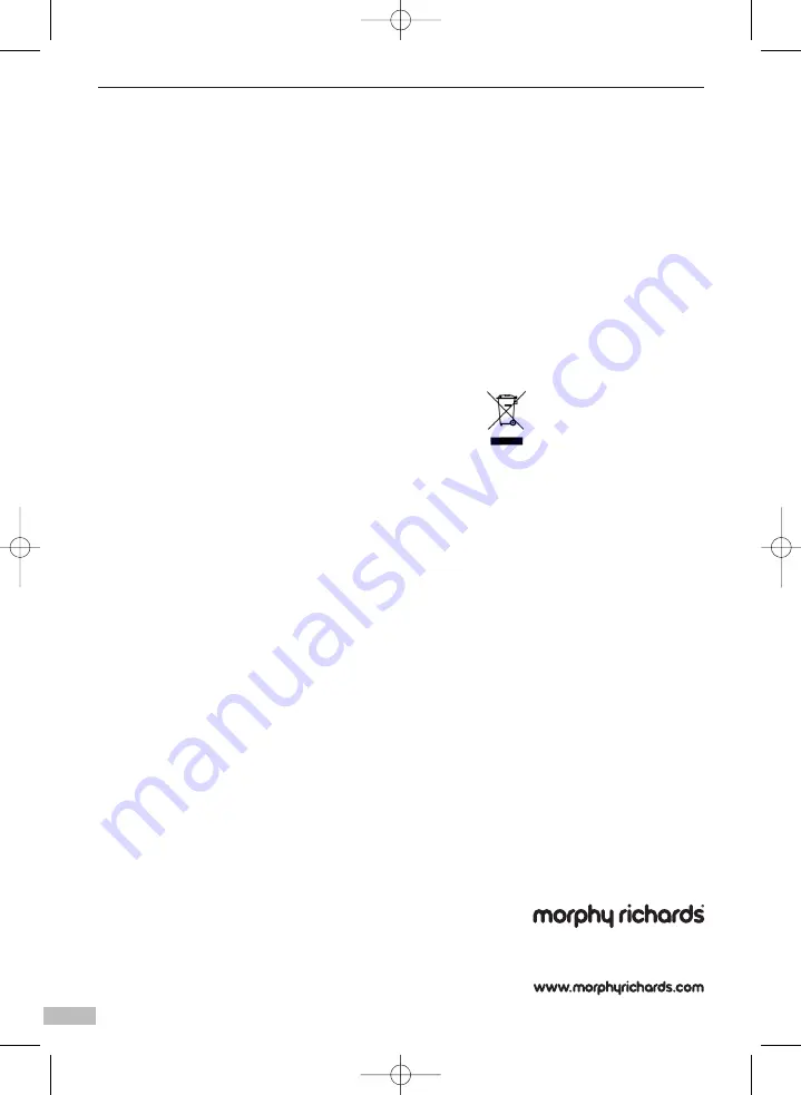 Morphy Richards 48730 Manual Download Page 38