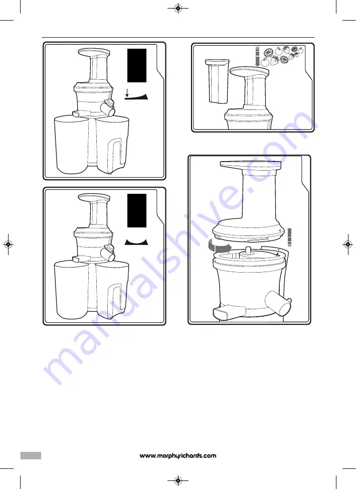 Morphy Richards Easy Juice 404001 Instruction Book Download Page 6