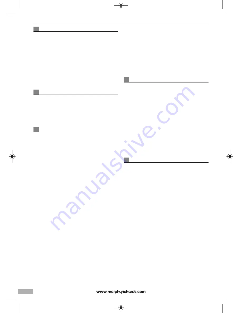 Morphy Richards IB303106EE Instructions Manual Download Page 18