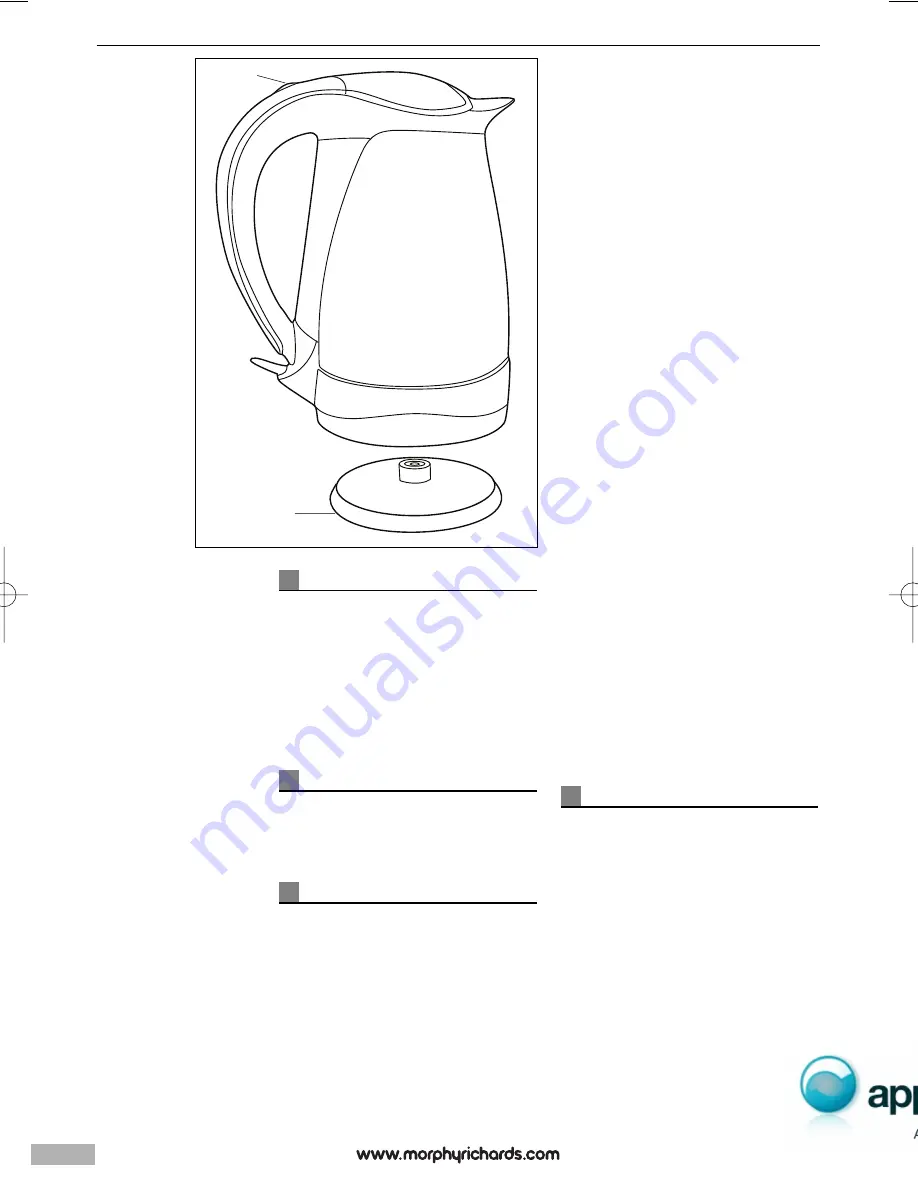 Morphy Richards ILLUMA GLASS KETTLE User Manual Download Page 4