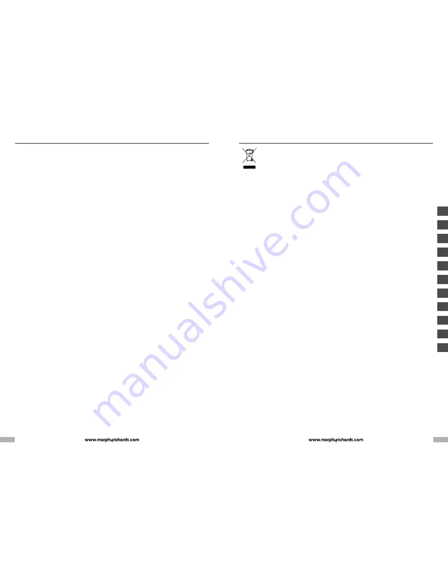 Morphy Richards SpillMaster Instructions Manual Download Page 39