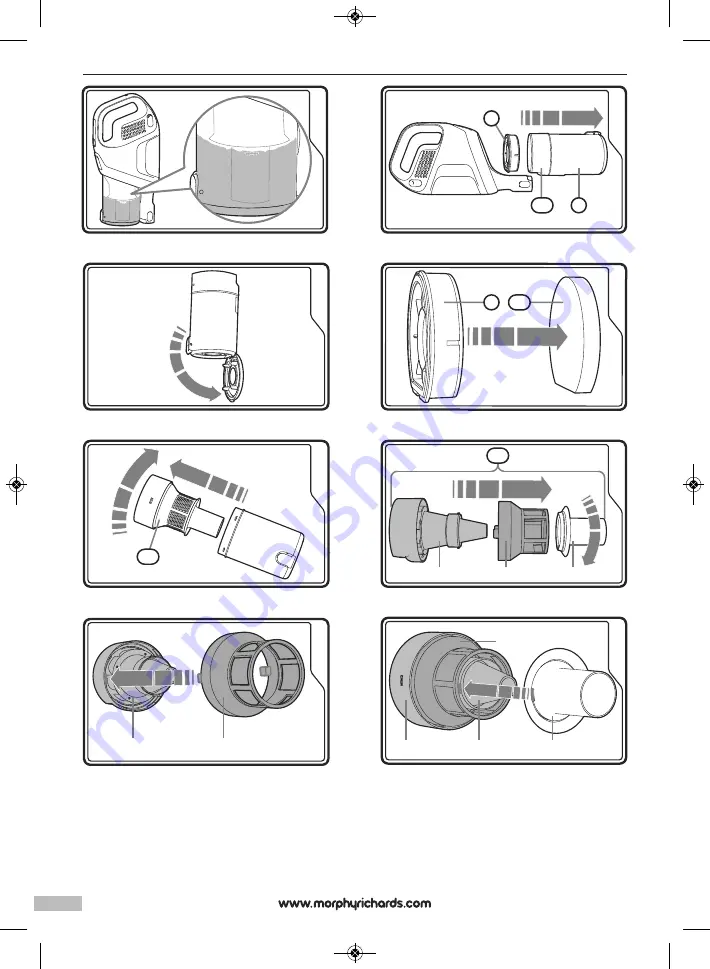 Morphy Richards Supervac Deluxe Скачать руководство пользователя страница 8