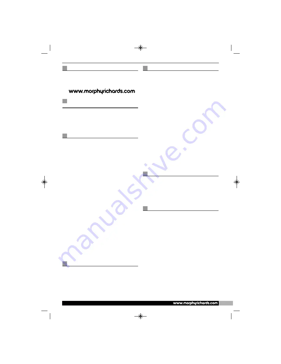 Morphy Richards Supervac User Manual Download Page 7