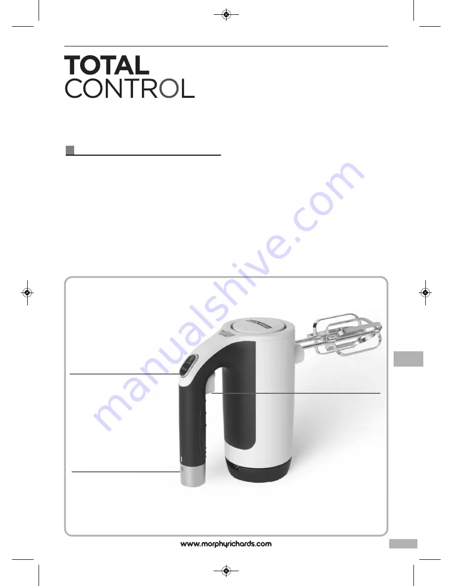 Morphy Richards TOTAL CONTROL 400505 Instruction Manual Download Page 53