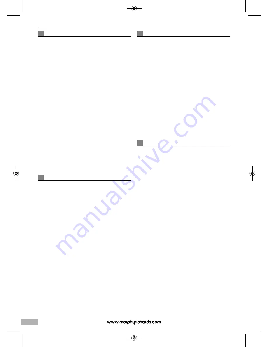 Morphy Richards TOTAL CONTROLS Instructions Manual Download Page 30