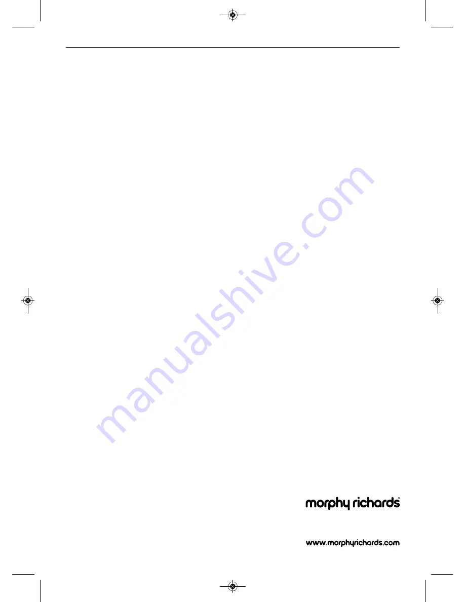 Morphy Richards TOTAL CONTROLS Instructions Manual Download Page 176