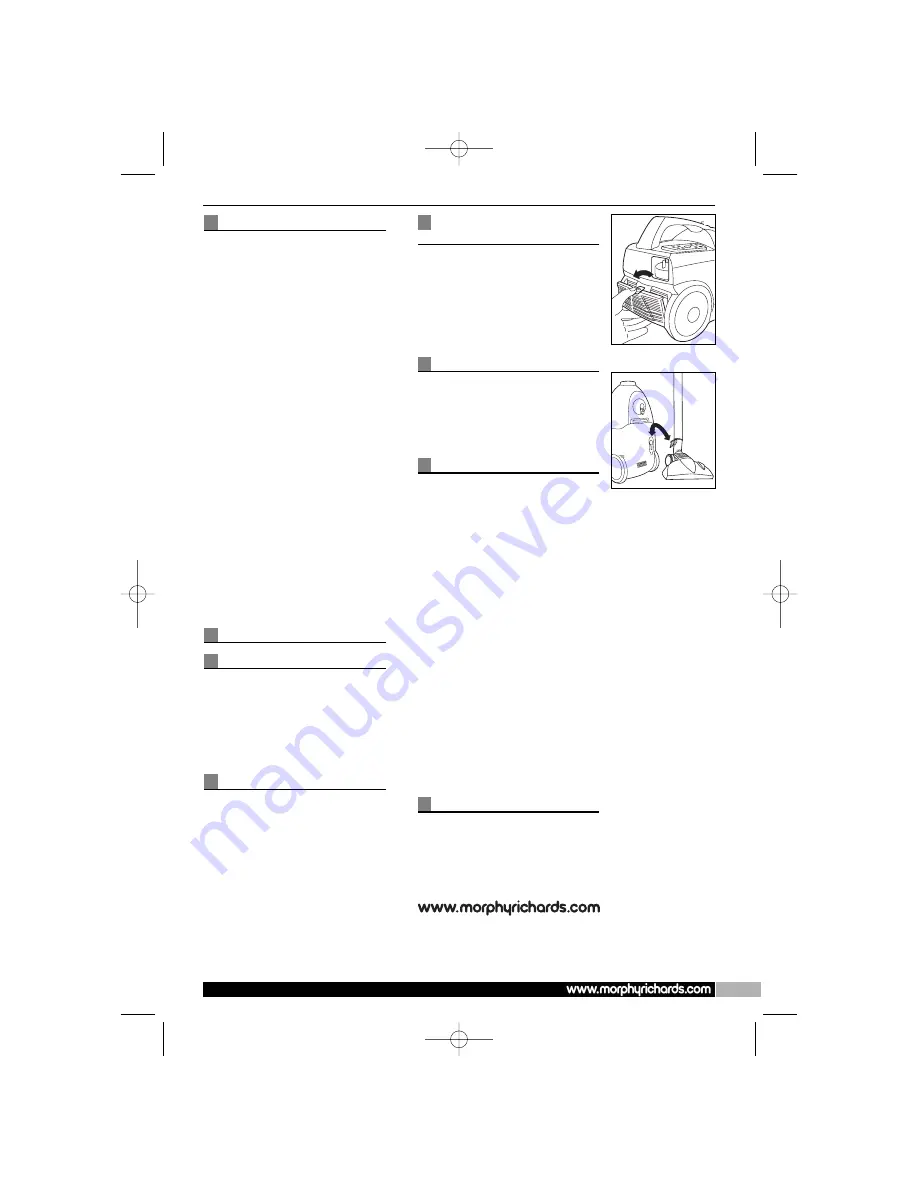 Morphy Richards VC73215 MUK Скачать руководство пользователя страница 7