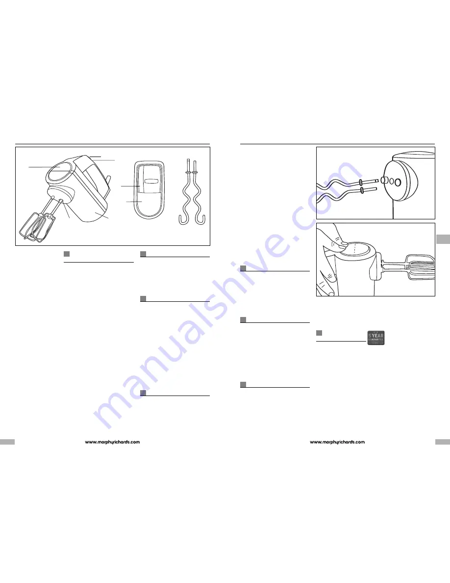 Morphy Richards Whisk Instructions Manual Download Page 3