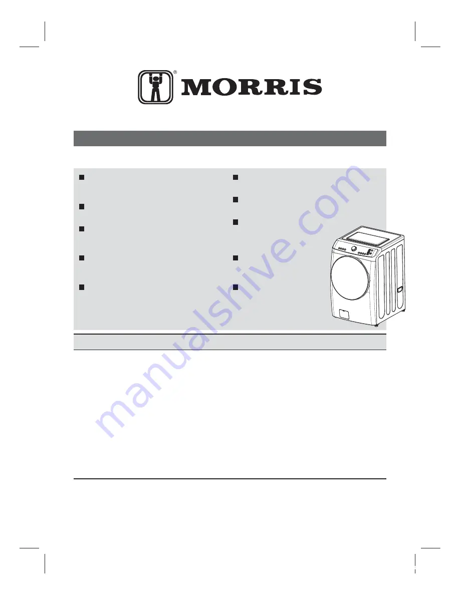 Morris CDR-12812 Instruction Manual Download Page 1