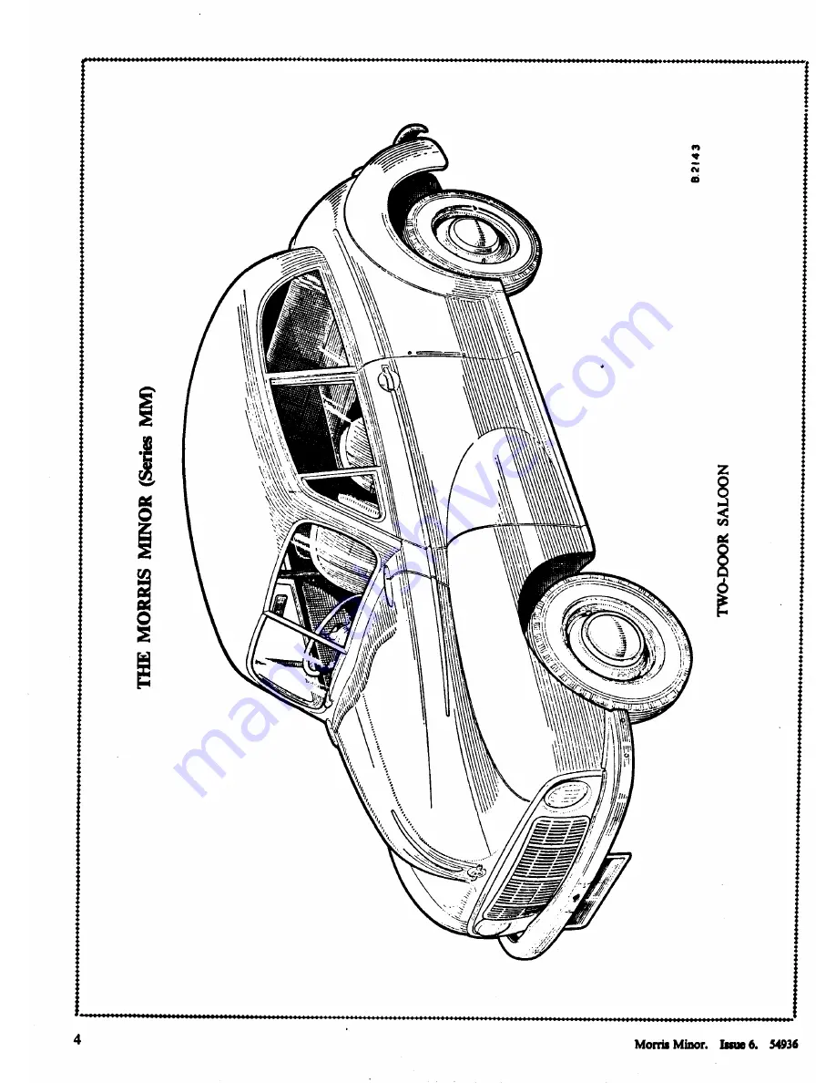 Morris Minor 1000 Скачать руководство пользователя страница 4