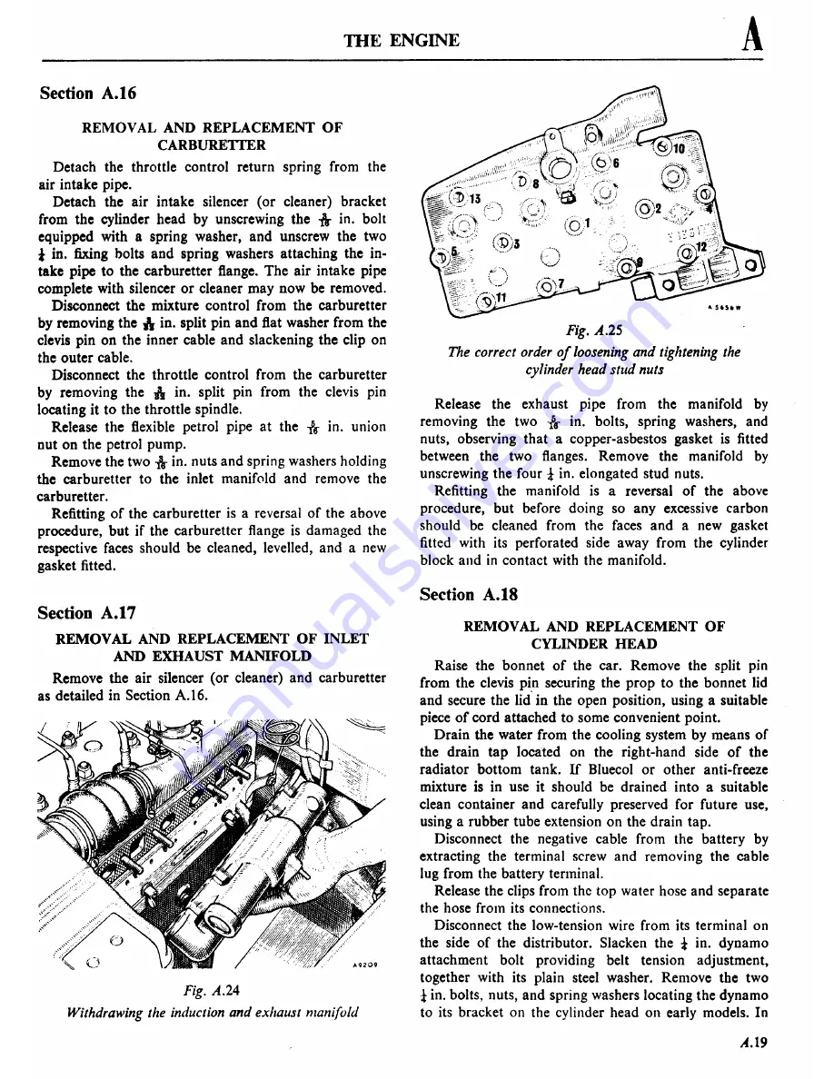 Morris Minor 1000 Workshop Manual Download Page 40