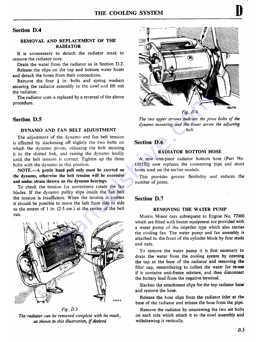 Morris Minor 1000 Скачать руководство пользователя страница 143